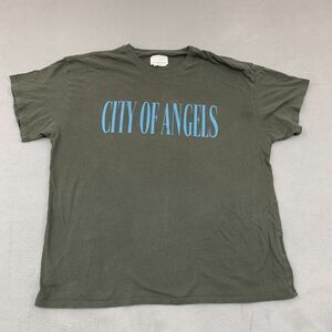 RVCA X Stella City of Angels Graphic Tshirt Size Small Gray 100% Cotton Crewneck